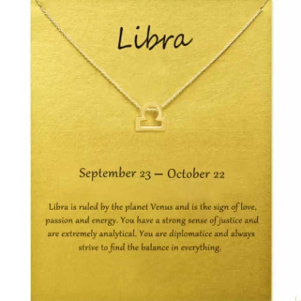 libra ♎️ Zodiac Chains Necklace